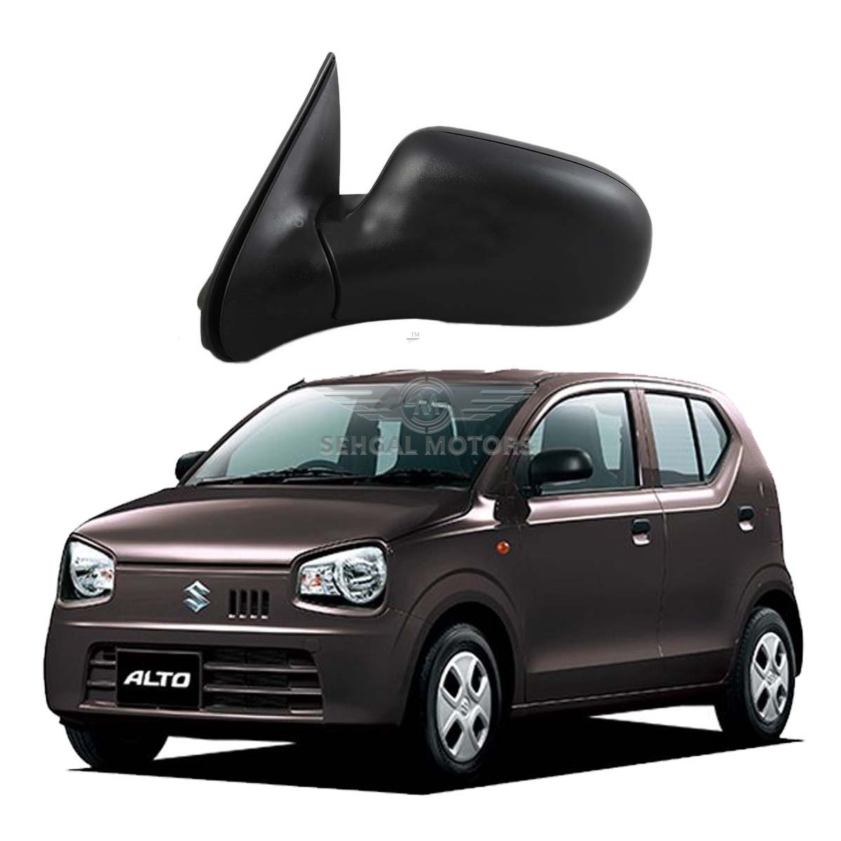 Suzuki Alto Side Mirror Pair Model 2019-2022 (wide)