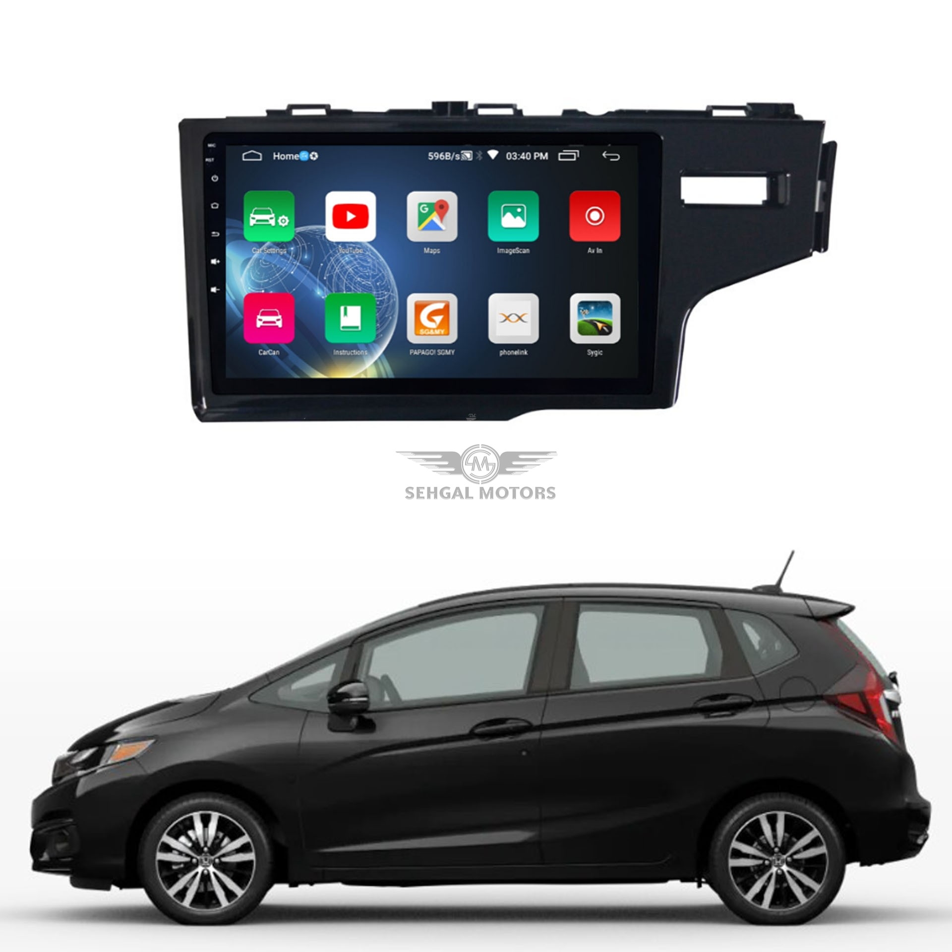 Honda Fitt Android Panel 1+16GB Model 2014-2019