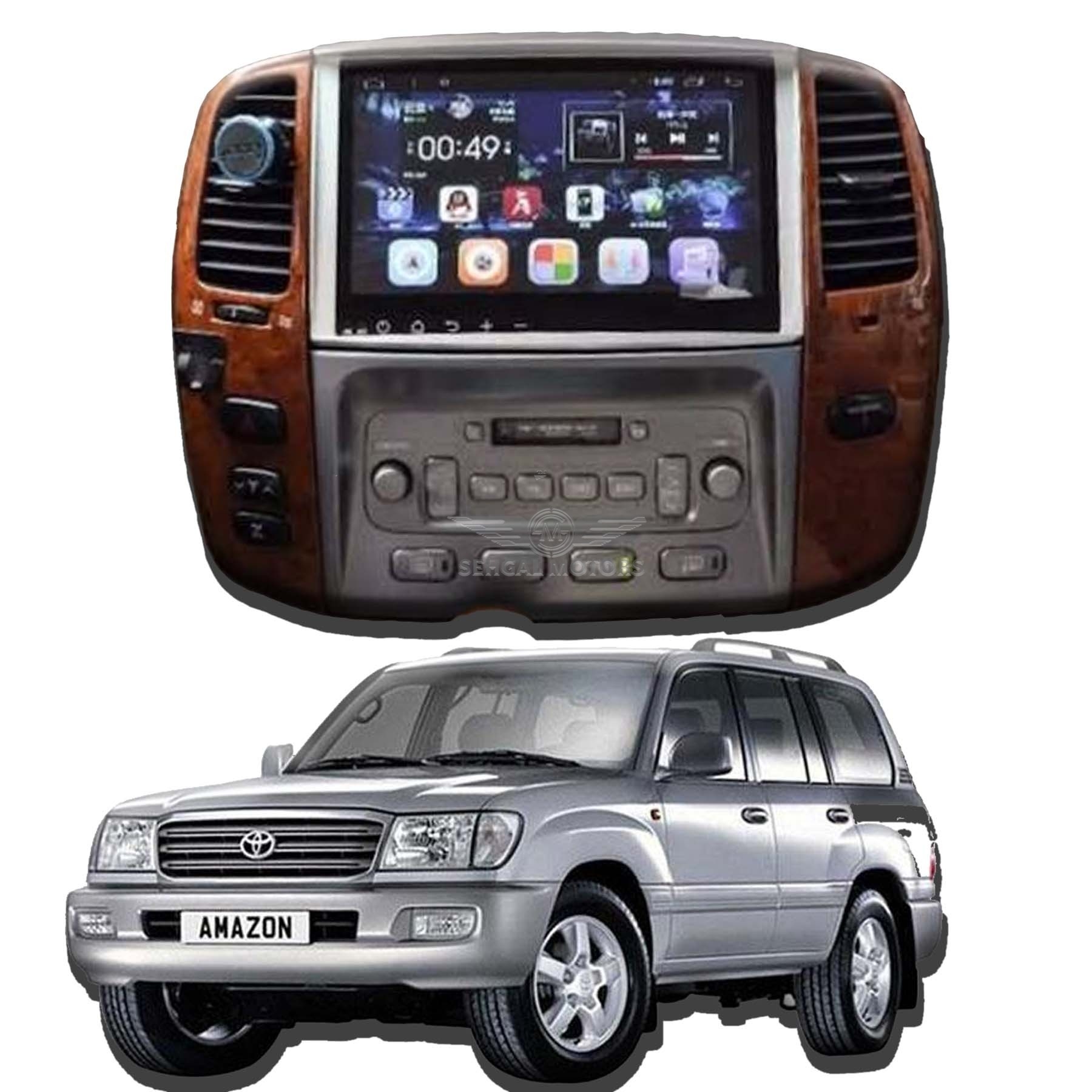 O.Tech Android Land Cruiser Half Panel Model 2002-2004