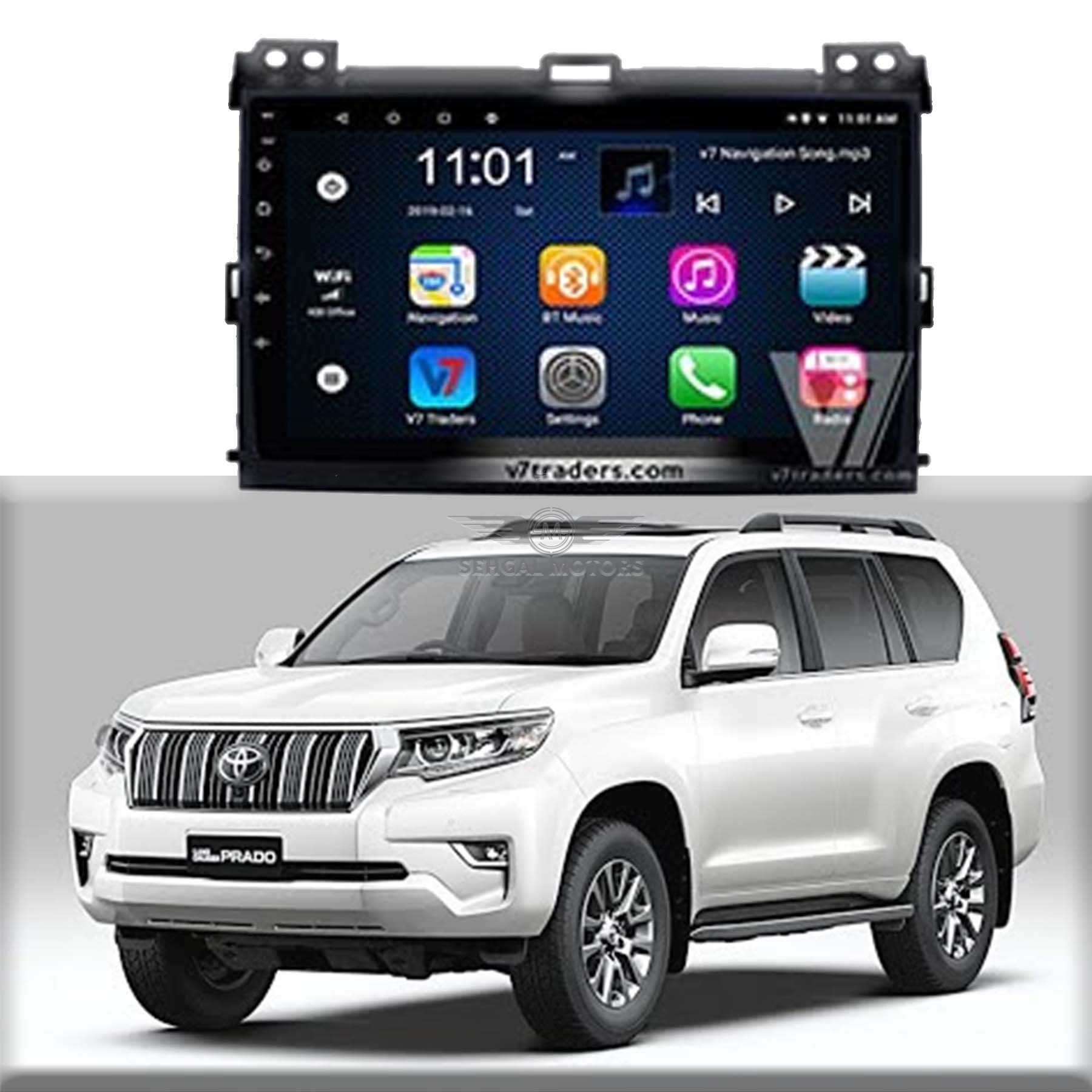 Prado Fj150 Android Half Panel 1+16GB (2018-2021)