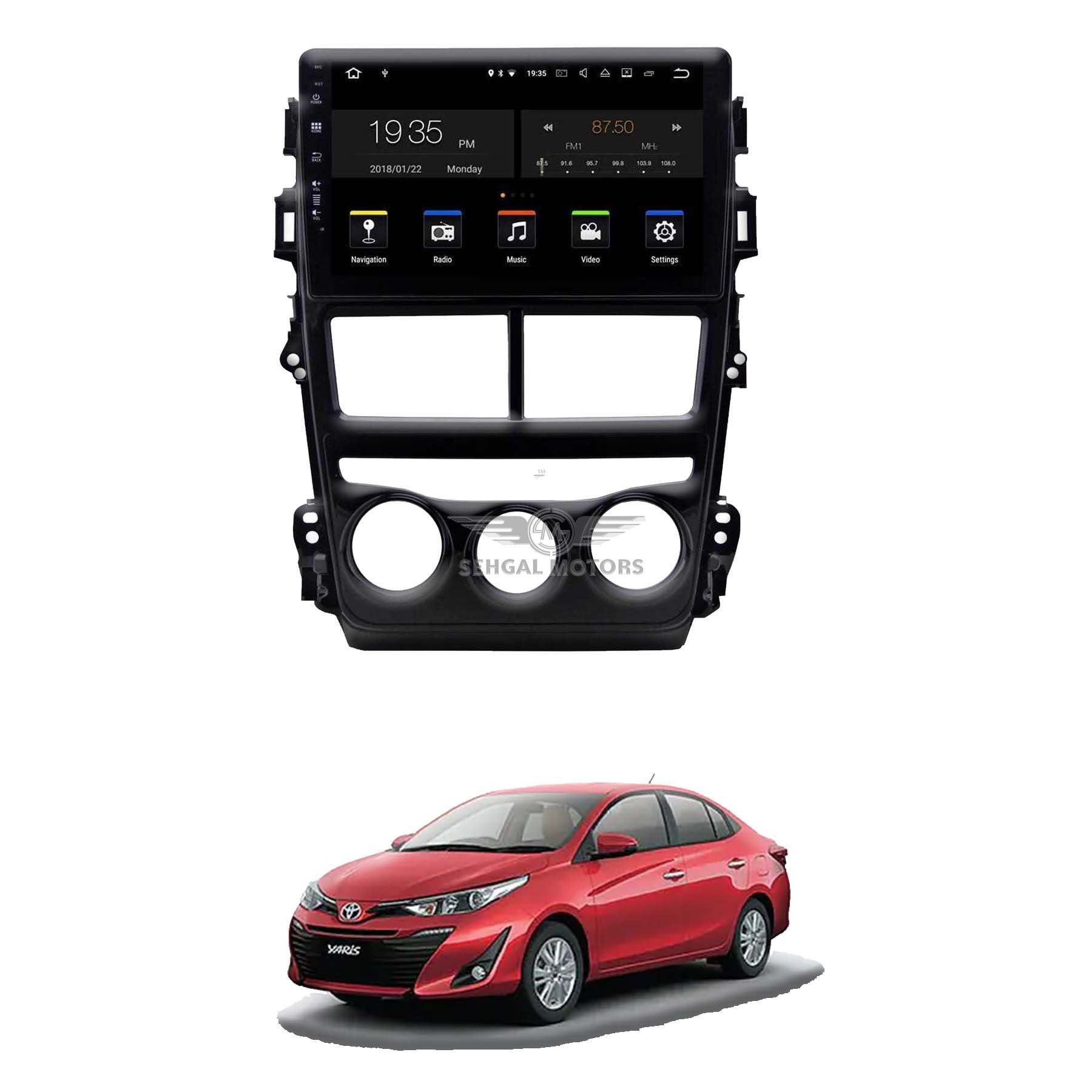 Toyota Yaris 1.5 Android Panel 1+16GB Model 2019-2022