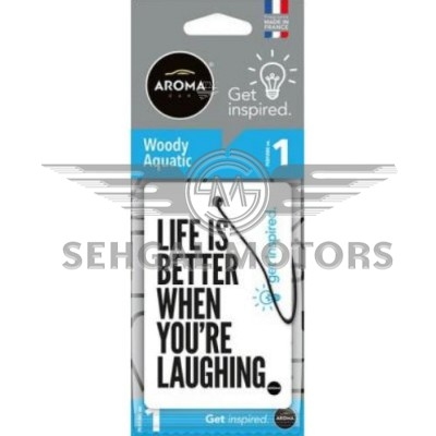 Aroma Get Inspired Perfumed Hanging Card (Woody Aquatic )