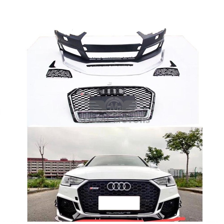 Audi RS4 Style Complete Body Kit 2PC - Model 2017-2021