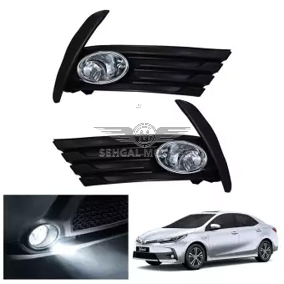 Toyota Corolla Fog Light with Chrome TY877 Model 2017-2020 DLAA