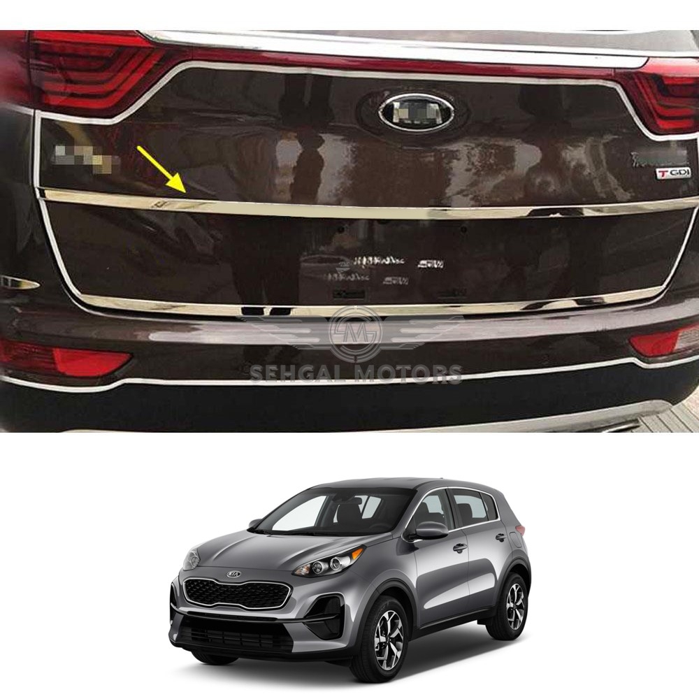 Kia Sportage Back Trunk Garnish Chrome model 2019-2021