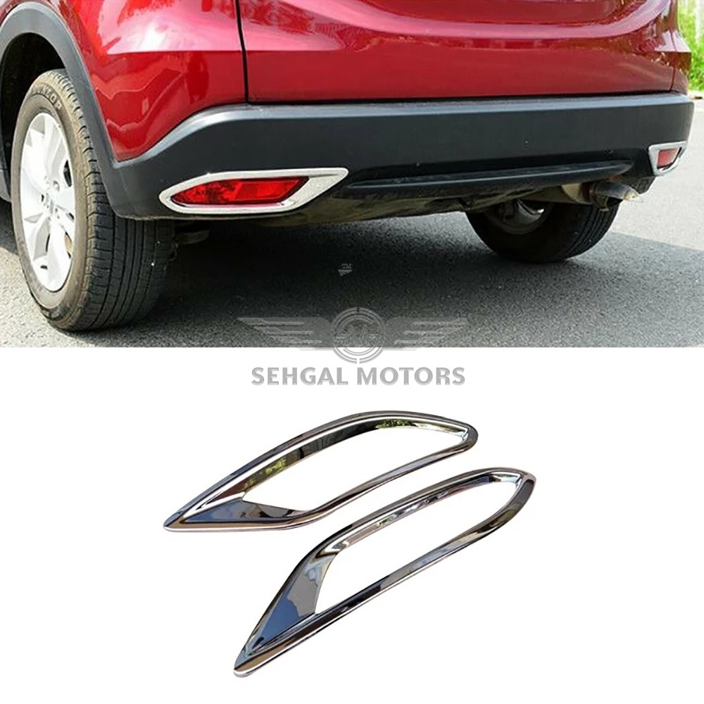Honda Vezel Bumper Light Chrome Trims - Model 2013-2021
