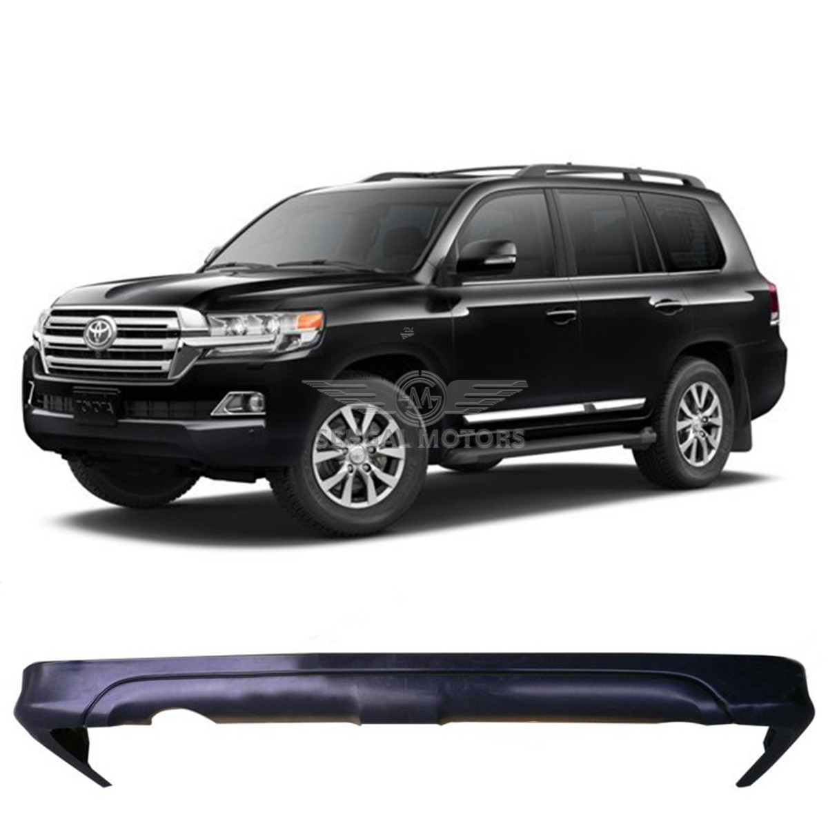 Toyota Land Cruiser FJ200 Back Body Kit / Lip Modellista (Black) 2012-2014 Taiwan
