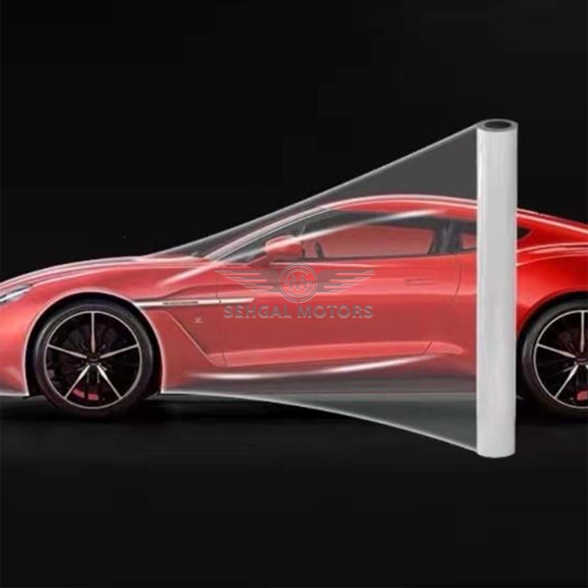 Paint Protection Film (PPF) TPH Black Shinning Per running feet (1x5')