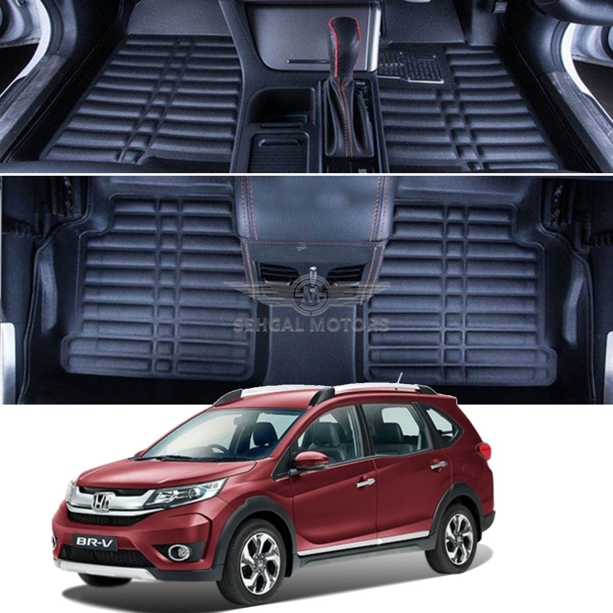 Honda BRV Floor Matting Black Model 2014 -2016