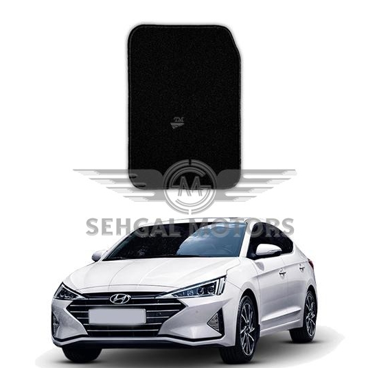 Hyundai Elantra Carpet Floor Mat Twistfiber Black Model 2021