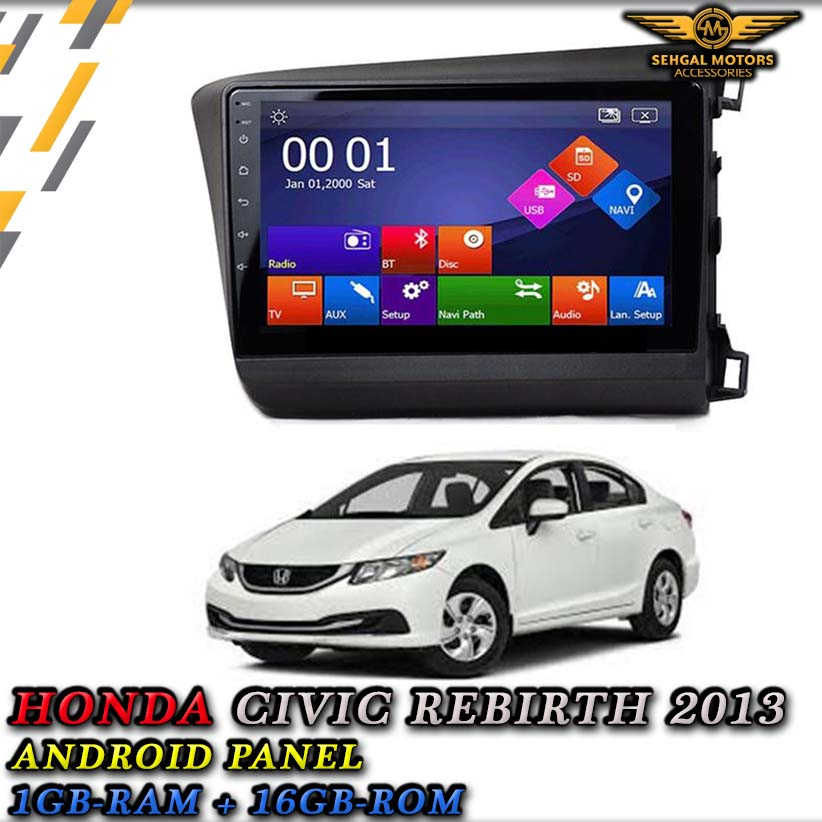 Honda Civic Rebirth O.Tech Android Panel 1+32GB Model 2012-2015