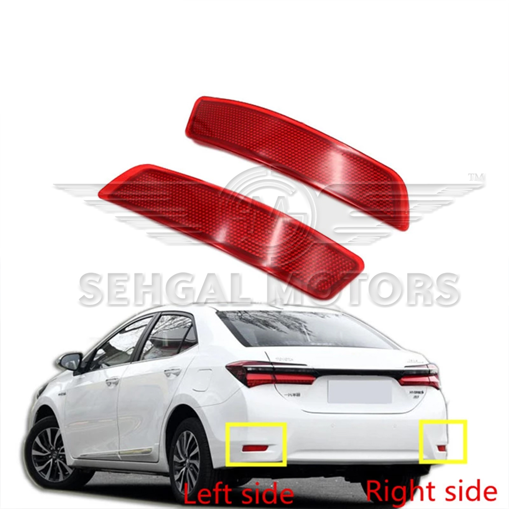 Toyota Corolla back Bumper Brake Reflector Model 2014-2017