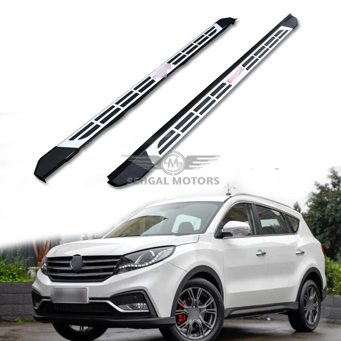 DFSK Glory 580 Pro Side Steps Chrome & Black V1 Model 2020-2021