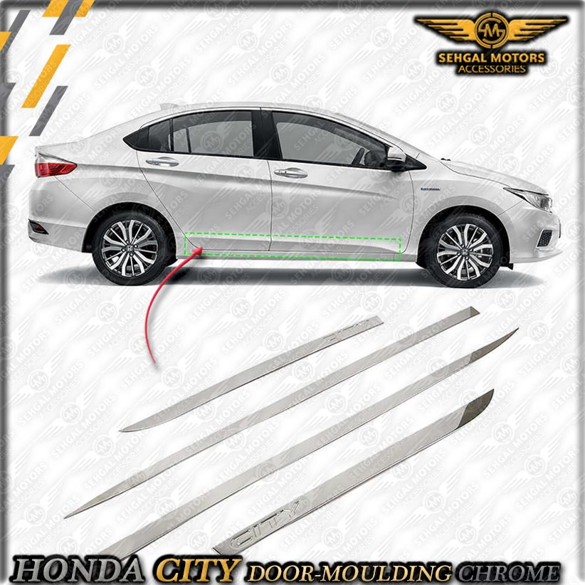Honda City Door Molding Chrome Model 2017-2020
