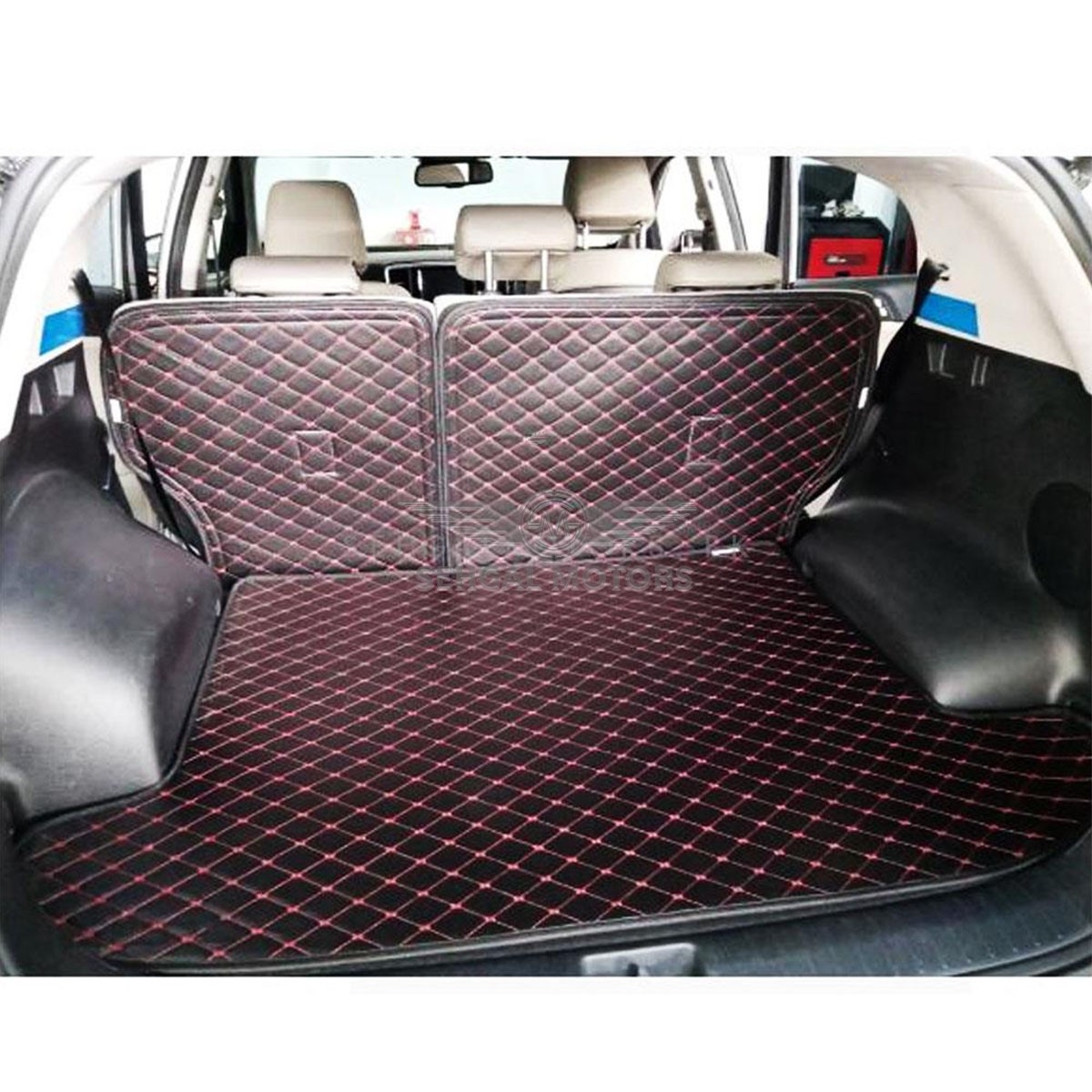 Kia Sportage 7D Back Seat Eco Mat Black With Red Model 2020 -2021