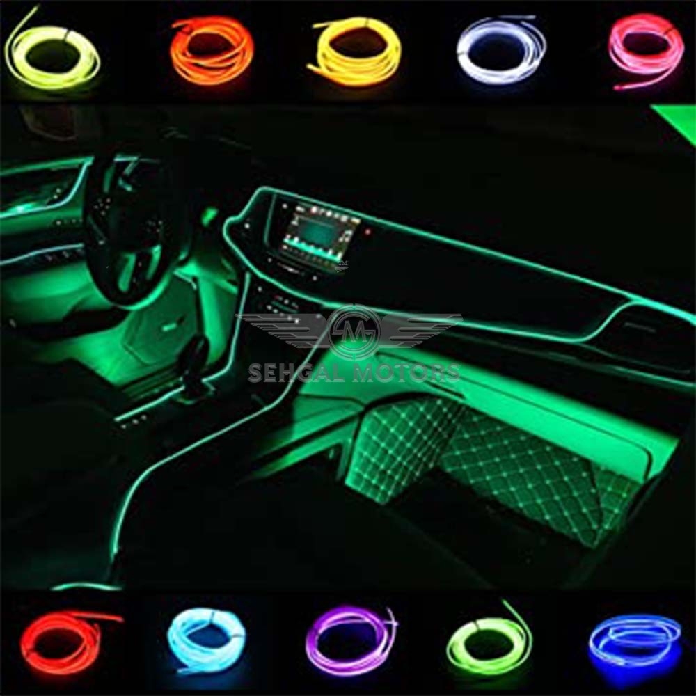 EL Glow Wire For Inner Dashboard & Doors ( Green )