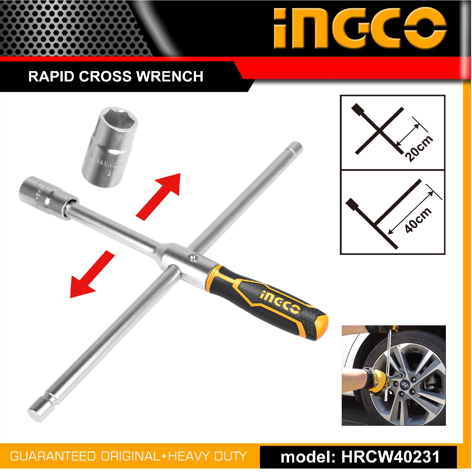 INGCO RAPID CROSS WRENCH