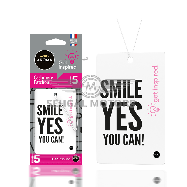 Aroma Get Inspired Perfume Hanging Card (Cashmere Patchouli)