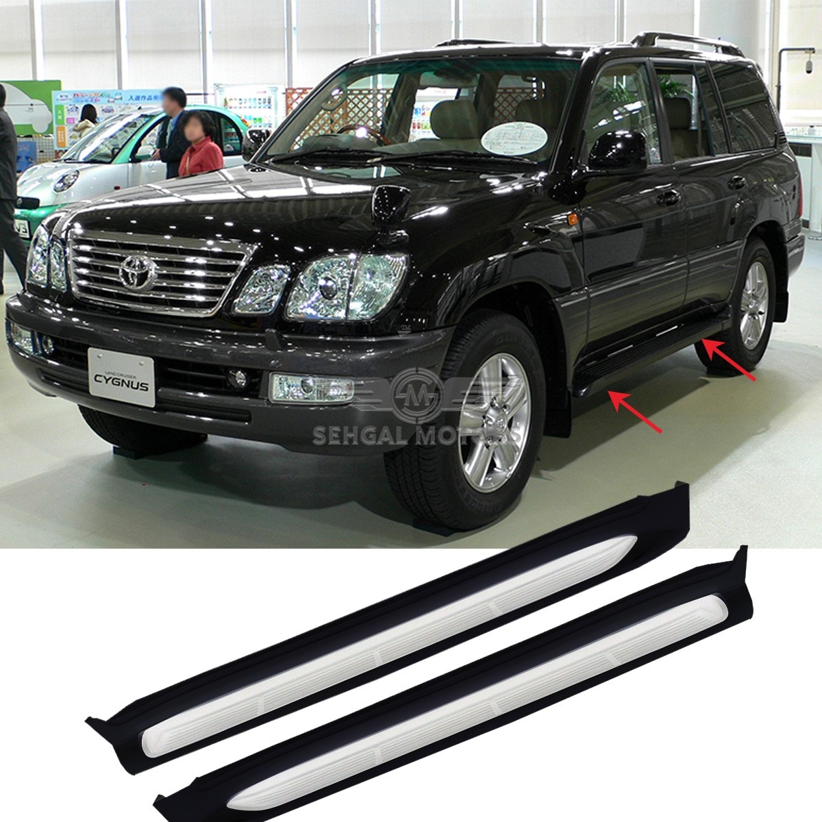 Toyota Land Cruiser FJ100 Side Steps Taiwan Model 1998-2007