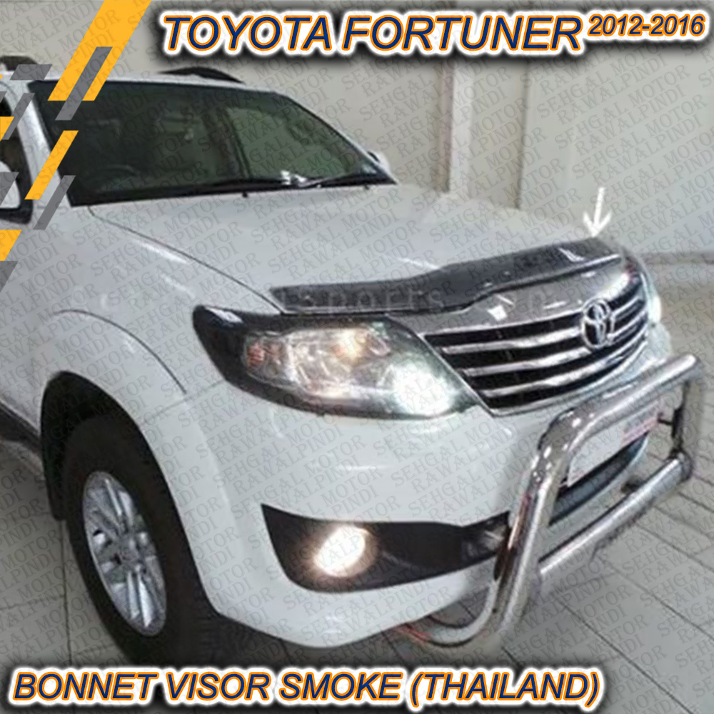 Toyota Fortuner Bonnet Guard Smoke Thailand - Model 2016-2021
