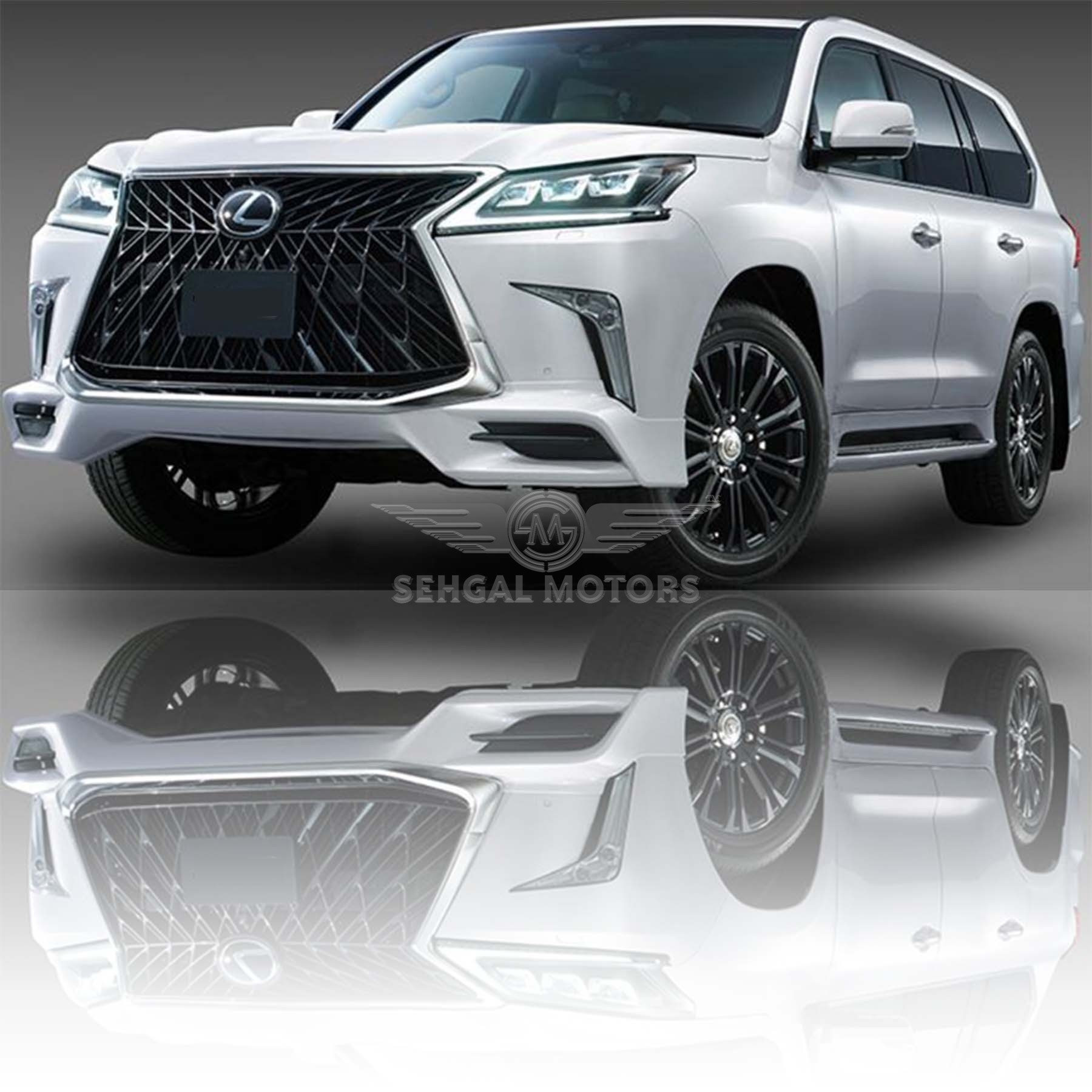 Lexus LX570 Front/Back Body Kit Model 2008-2018