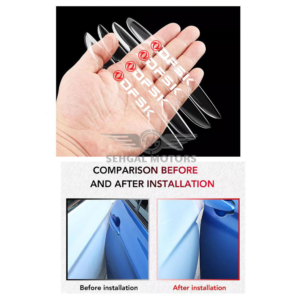 Glory Logo Transparent Door Guards | Side Door Edge Protector
