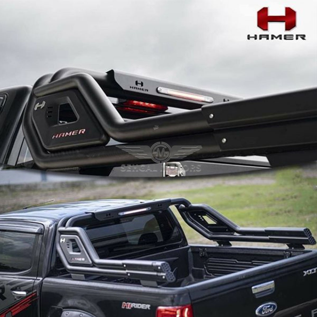 Toyota Hilux Revo Roll Bar Hamer Double Pipe Bazoka PK Model 2017-2024