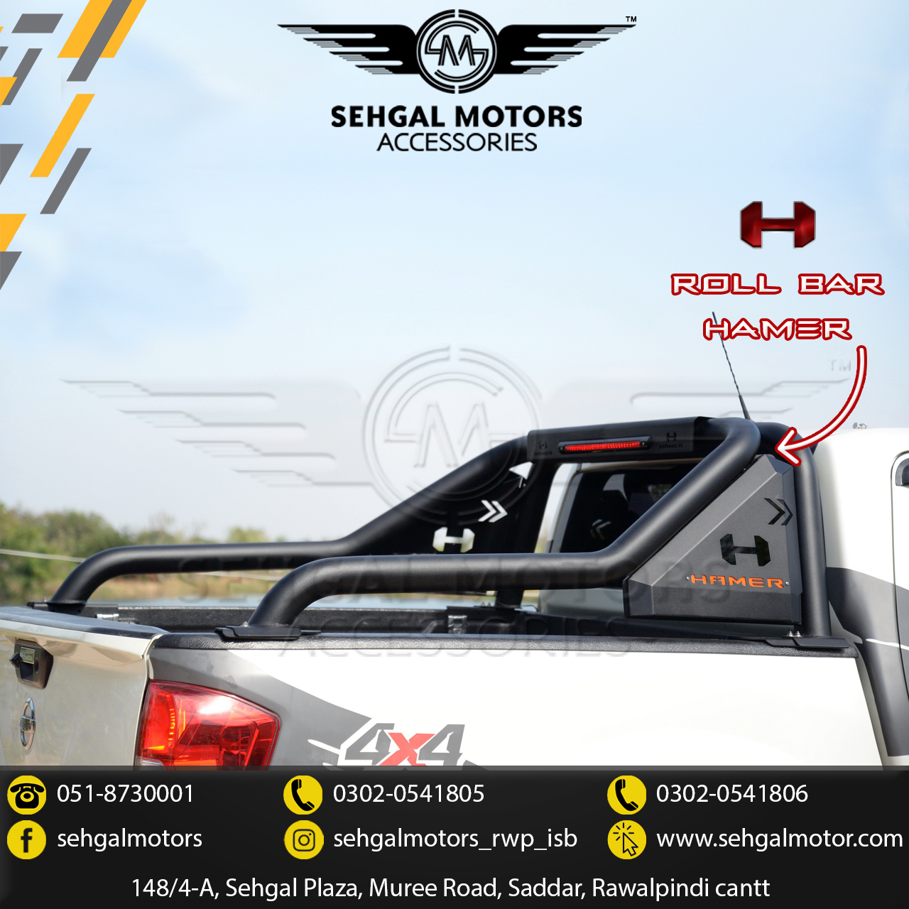 Toyota Hilux Revo Roll Bar Hamer Style V1 Model 2017-2022 China