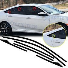 Honda Civic Window Trim / Weather Strips Chrome 4 Pcs – Model 2012-2016