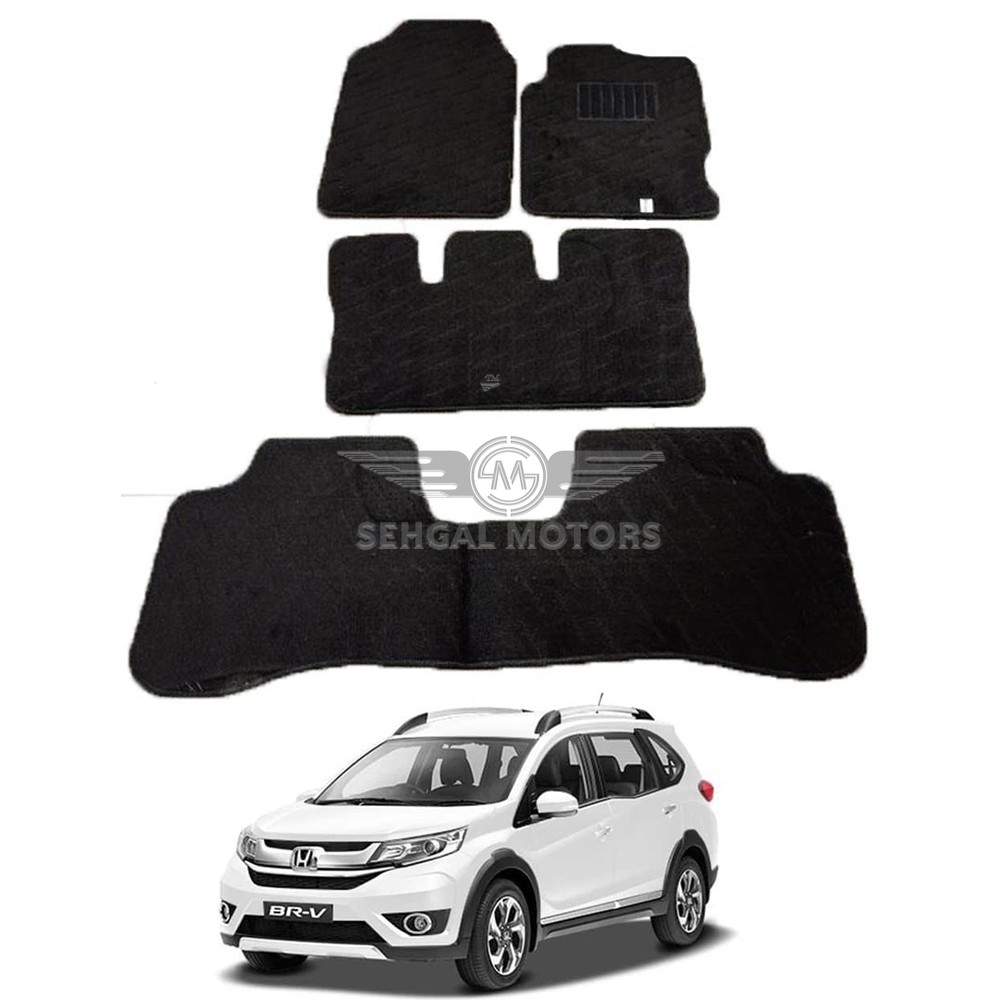 Honda BRV Carpet Floor Mat Black Twistfiber Model 2017 - 2020