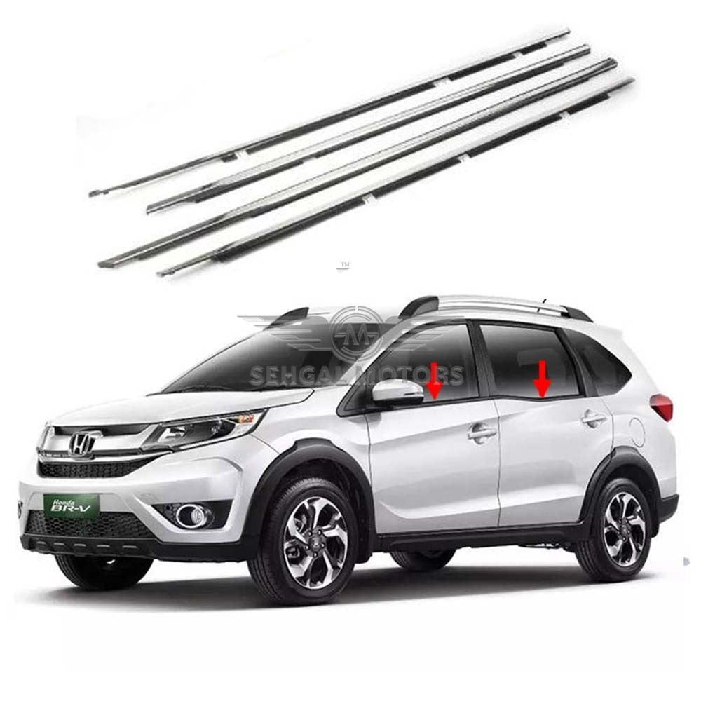 Honda BRV Weather Strip Chrome (4PCS) Model 2017-2019