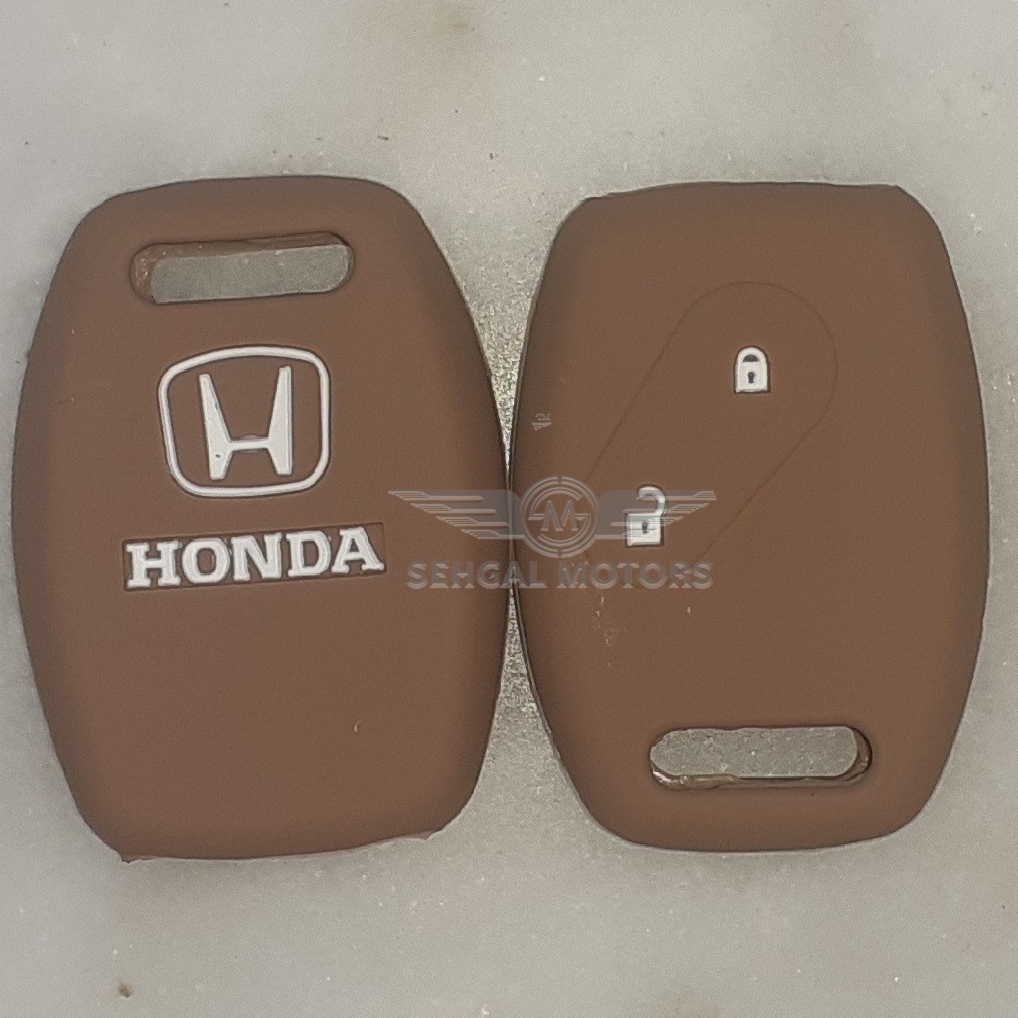 Honda City / Honda Civic Reborn / Honda CL9 PVC Silicone Protection Key Cover (Brown)