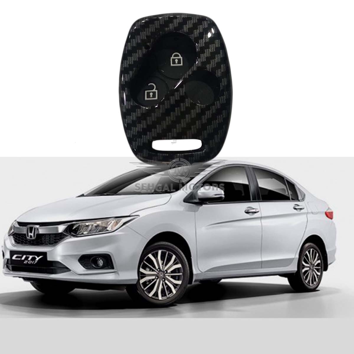 Honda City Carbonfiber Key Cover Model 2015-2020