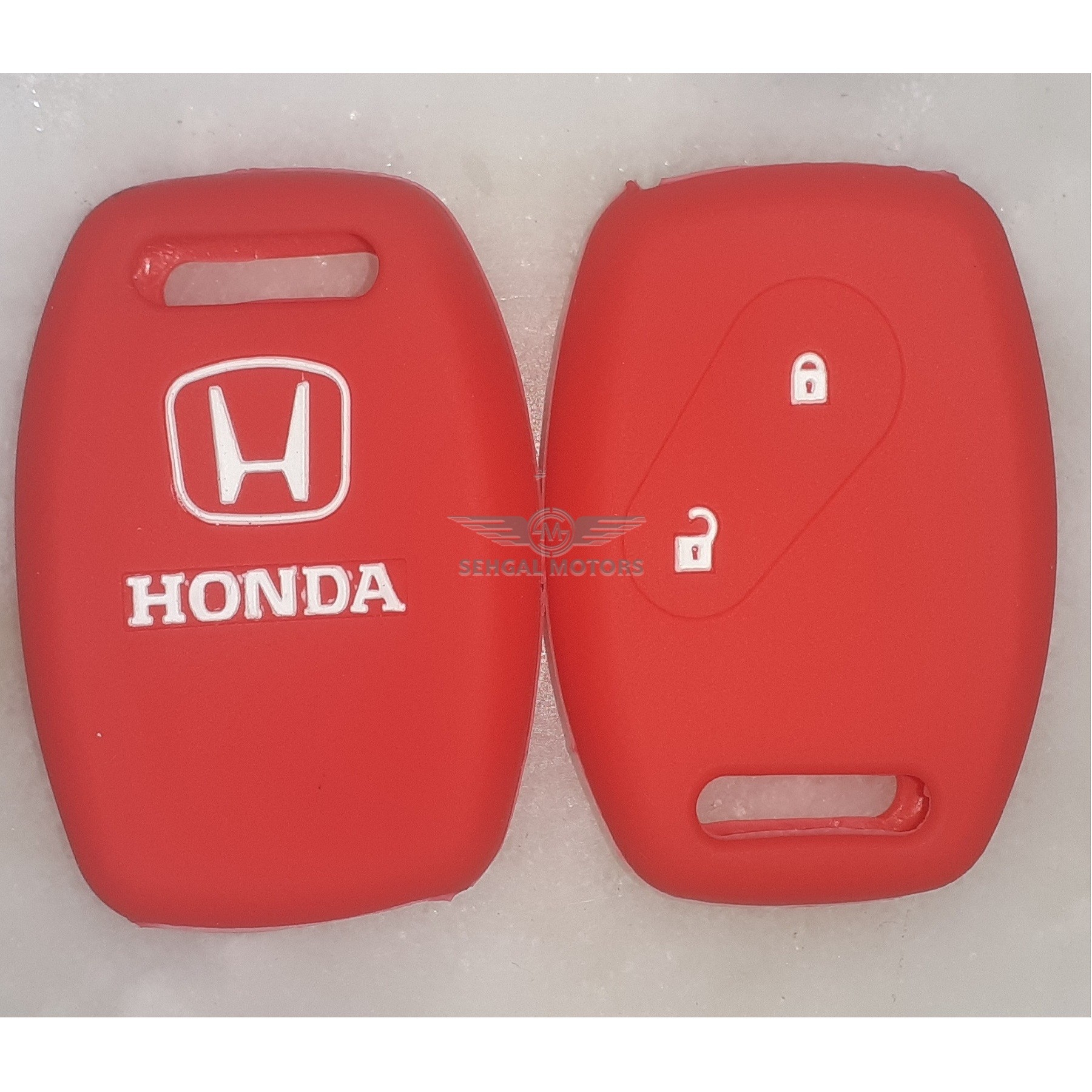 Honda City / Honda Civic Reborn / Honda CL9 PVC Silicone Protection Key Cover (RED)