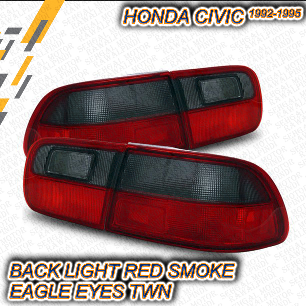 Honda Civic Back Light Red Smoke Taiwan Model 1992-1996