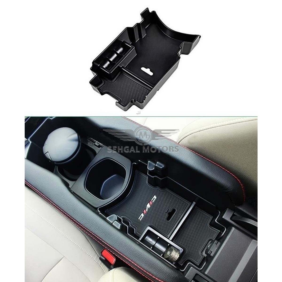 Honda Civic Arm Rest Storage Box - Model 2016-2021