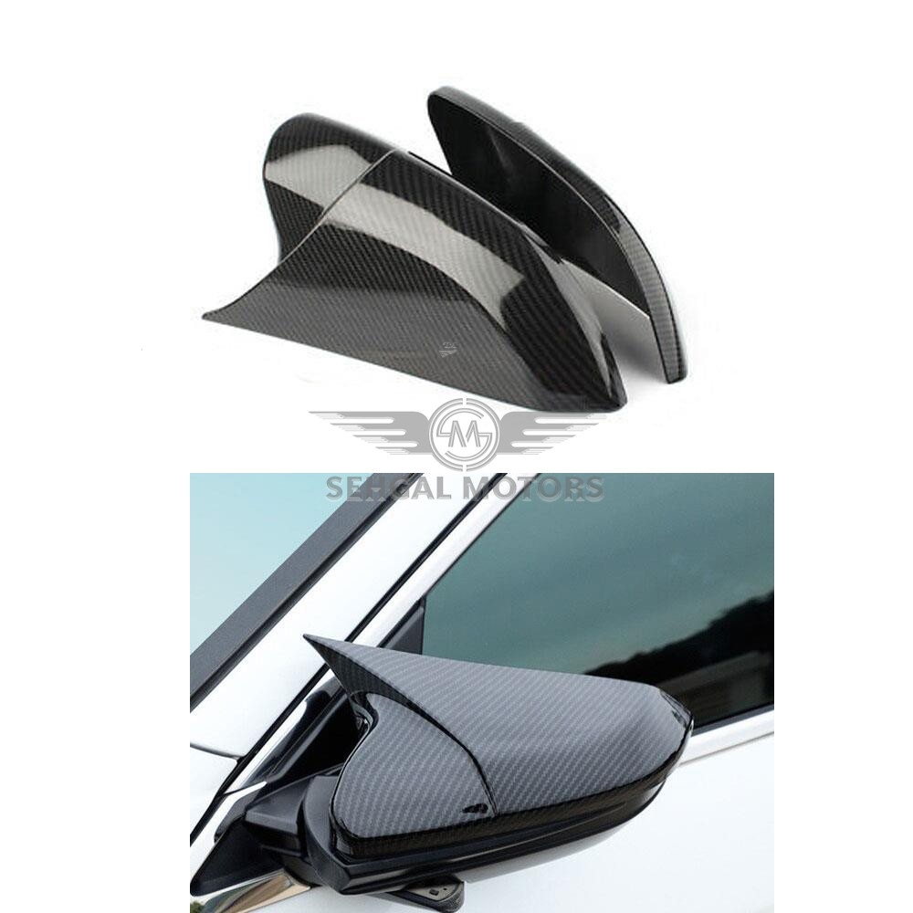 Honda Civic Side Mirror Cover Bat Man Style Carbon Fiber Model 2008