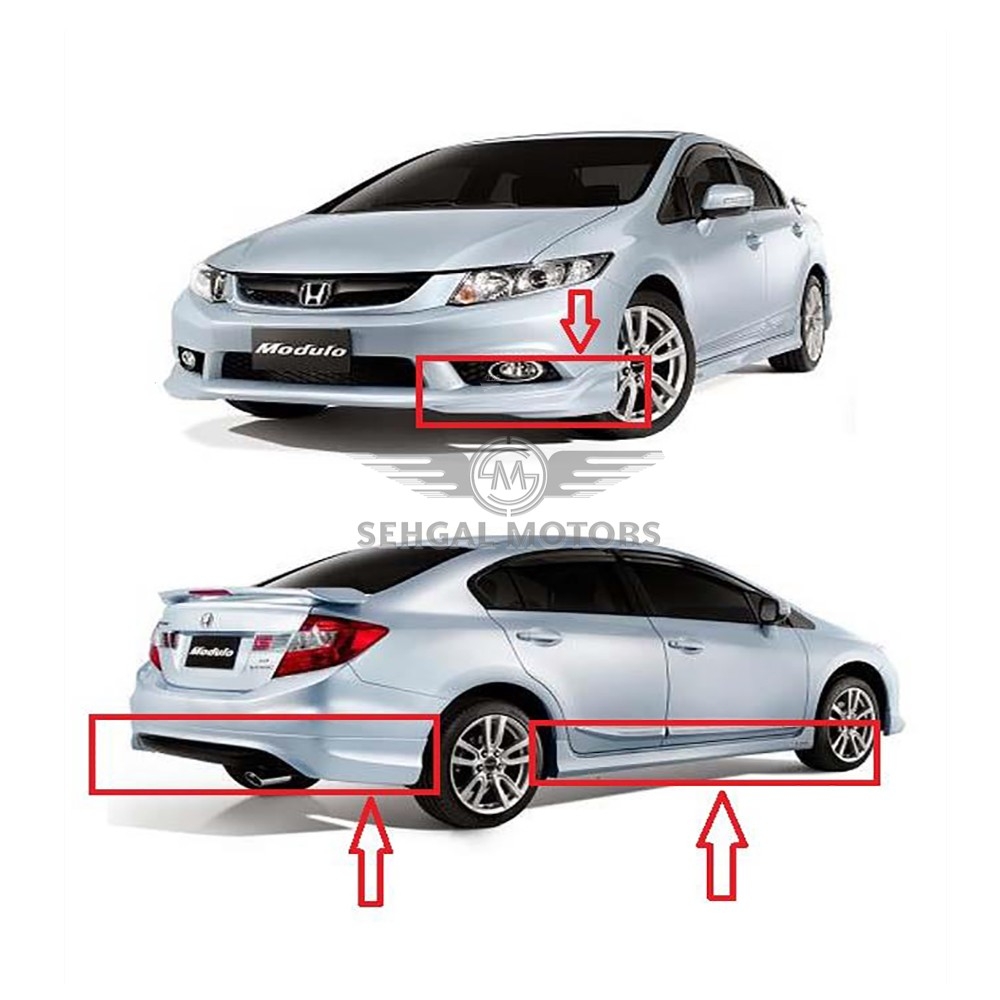 Honda Civic Body Kit (F+B) Modulo Style Model 2012-2016