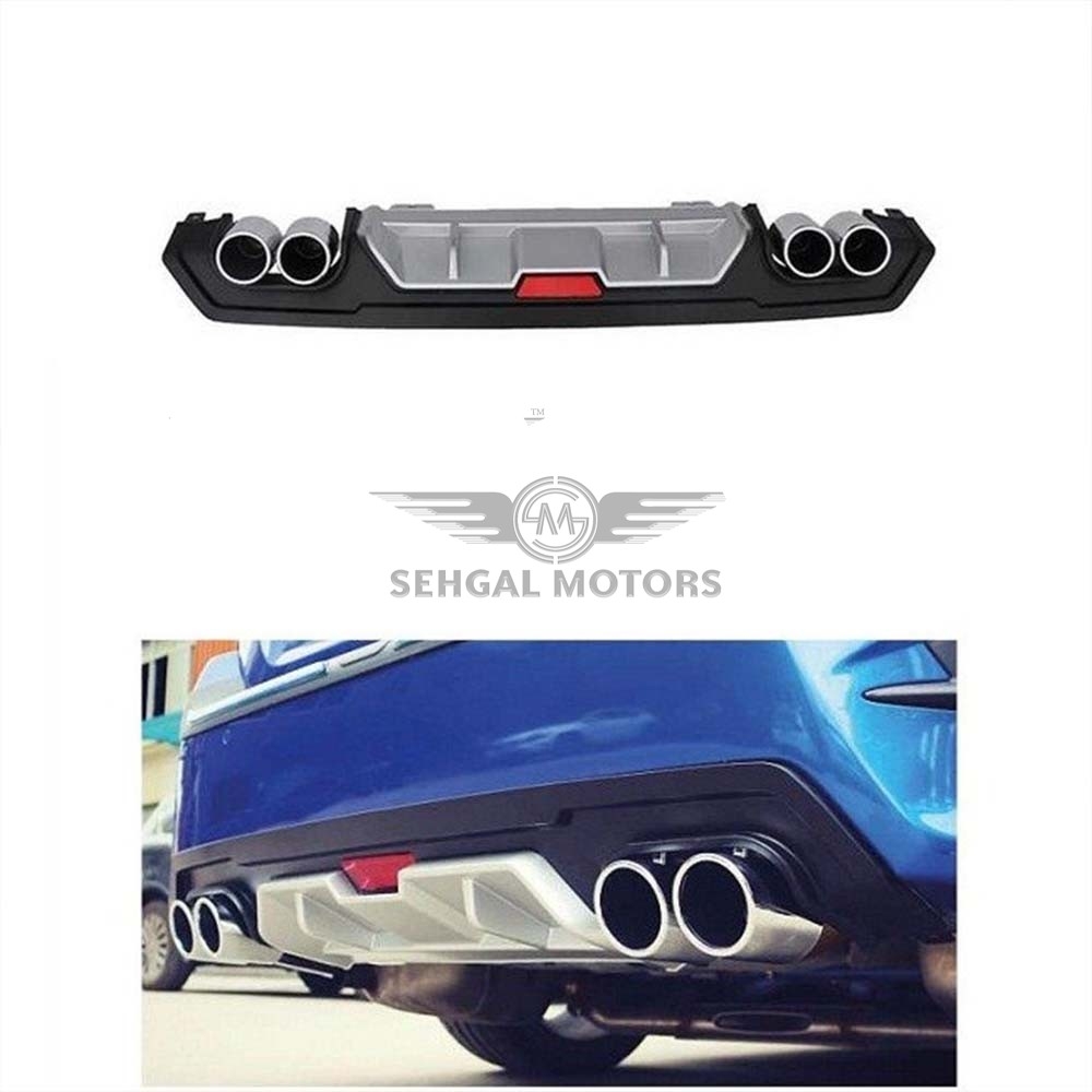 Honda Civic Bumper Diffuser Dual Exhuast  Model 2016-2020