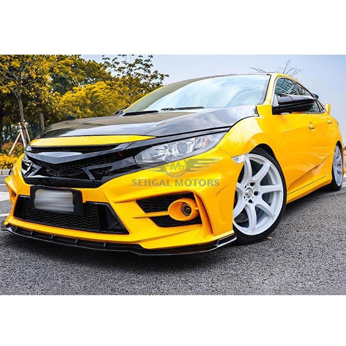Honda Civic Body Kit (F + B bumpers) FC 450 Style - Model 2016-2021