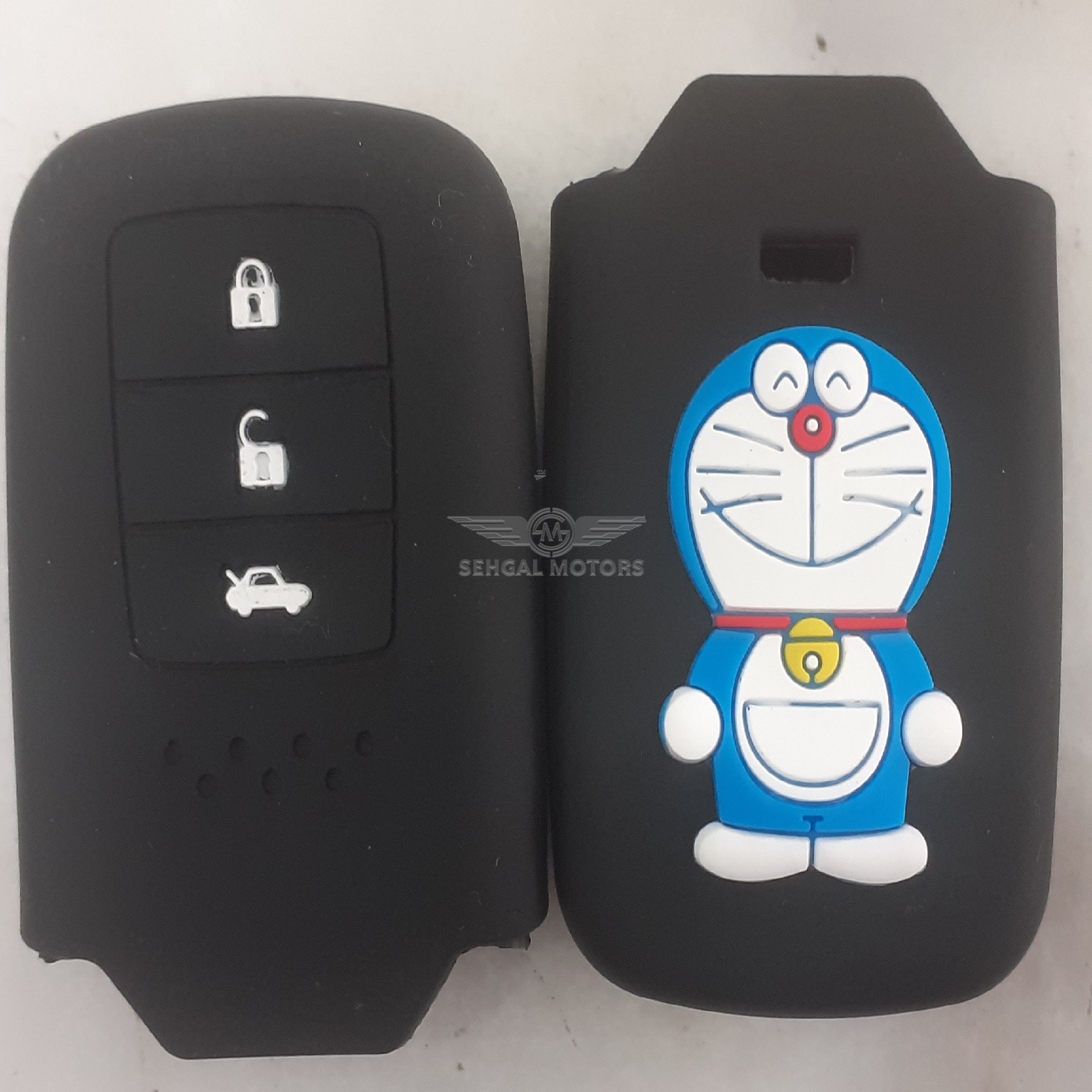 Honda Civic PVC Silicon Key Cover With Doremon Logo Model 2017-2021