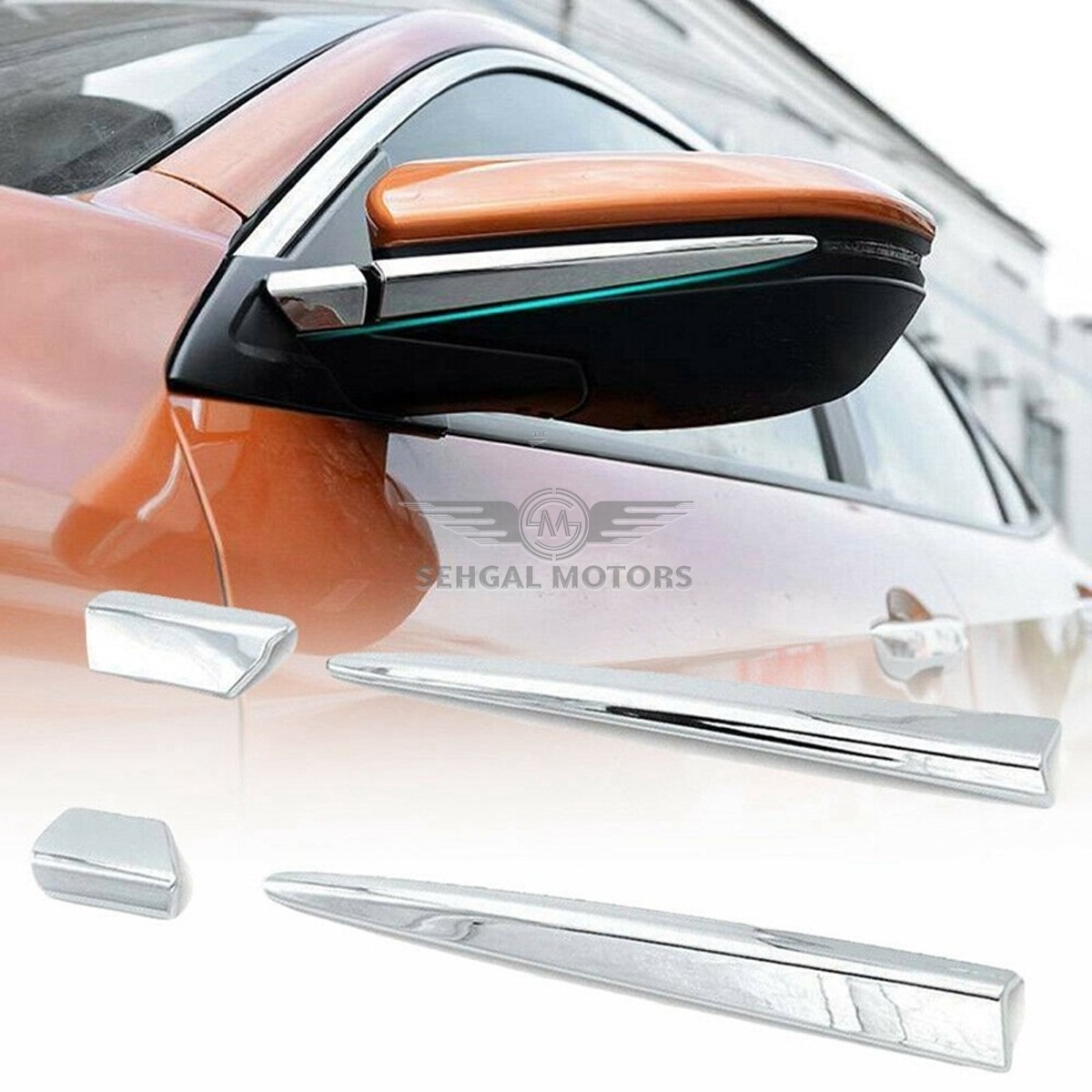 Honda Civic Side Mirror Chrome Trim 4PCS- Model 2016-2021