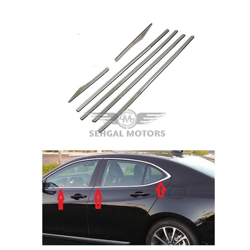 Honda Civic Weather Strip Chrome (4PCS) Model 2016-2021