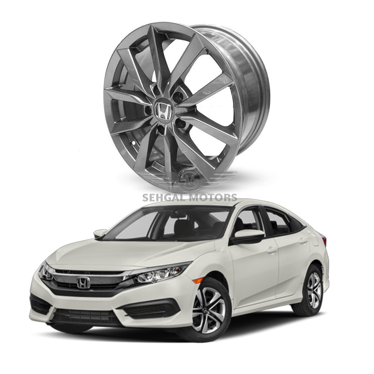 Honda Civic X Alloy Rim 16 Inch OEM Model 2016-2021