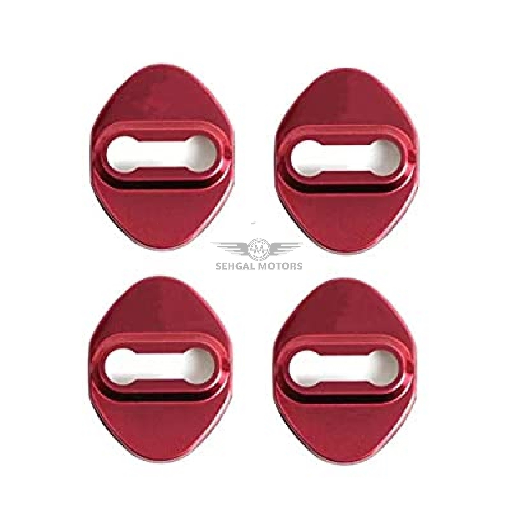 Honda Inner Door Lock Protactor With Logo Red