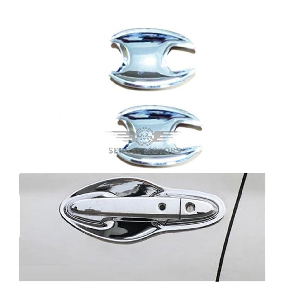 Honda Vezel Chrome Handle Front Outer Bowl Trims 2Pcs - Model 2013-2021