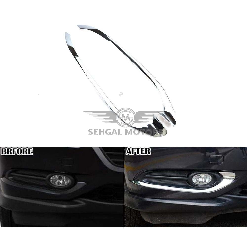 Honda Vezel Fog Light Chrome Trims - Model 2013-2021