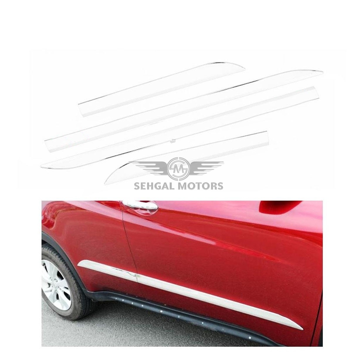 Honda Vezel Door Molding Full Chrome - Model 2013-2021