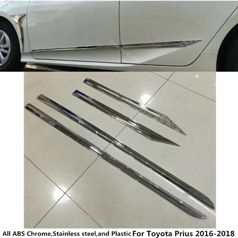 Toyota Prius Door Molding Full Chrome Model 2014-2016