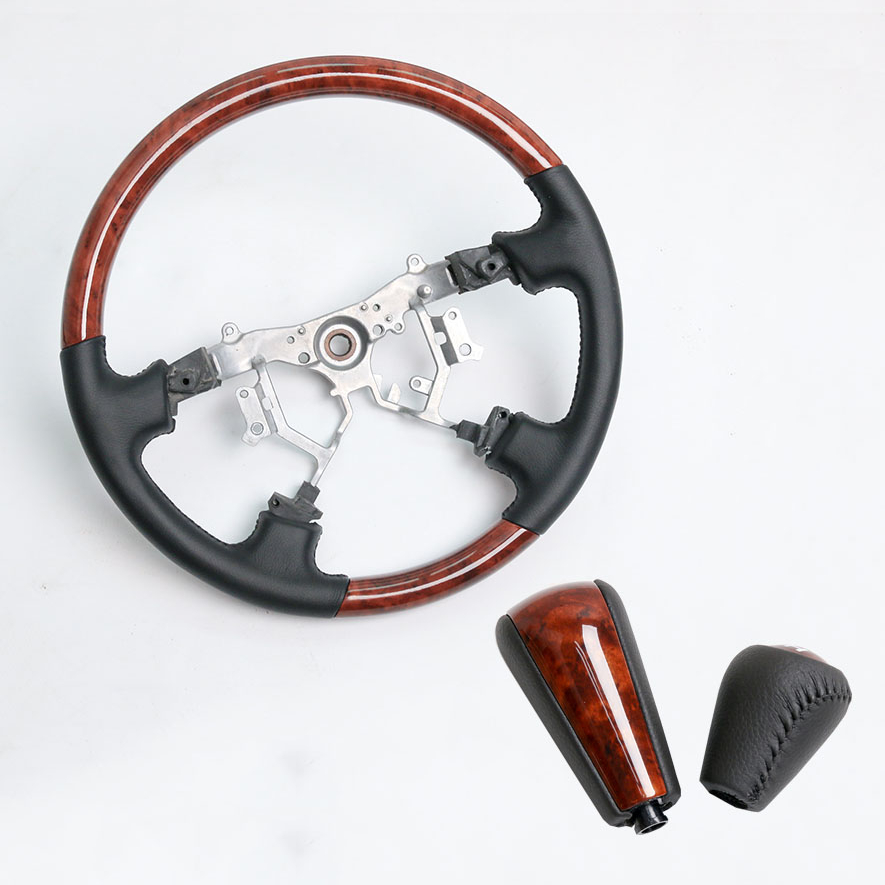 Toyota Land Cruiser Wooden Steering Wheel Model 2012-2018